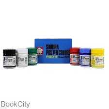 گواش 6 رنگ SAKURA 30ml