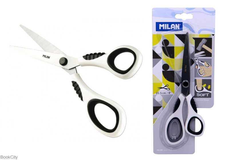 قیچی 20.5cm رنگی MILAN 10150