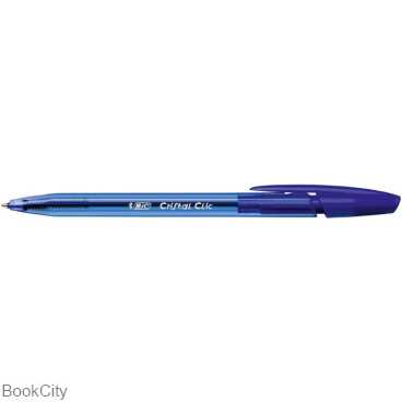 خودکار آبی فشاری BiC Cristal Clic