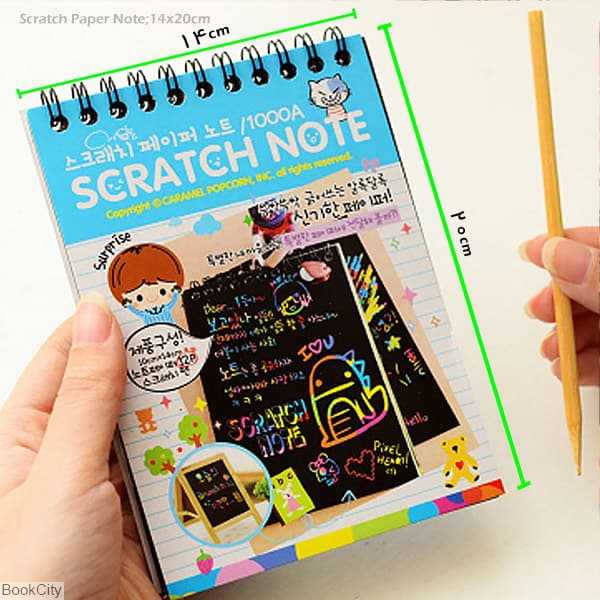 یادداشت اسکراچ با مداد بزرگ Scratch 2000