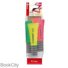 ماژیک های‌لایت 4 رنگ STABILO 72-4 Neon