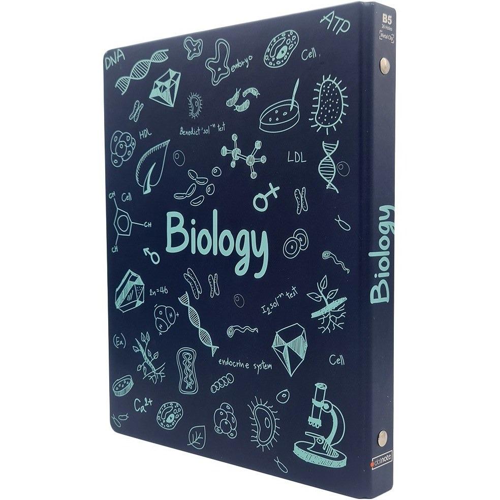 کلاسور 26 حلقه 100 برگ سرمه‌ای dotnote Biology