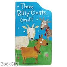 Three Billy Goats Gruff Shaped Fairytales
