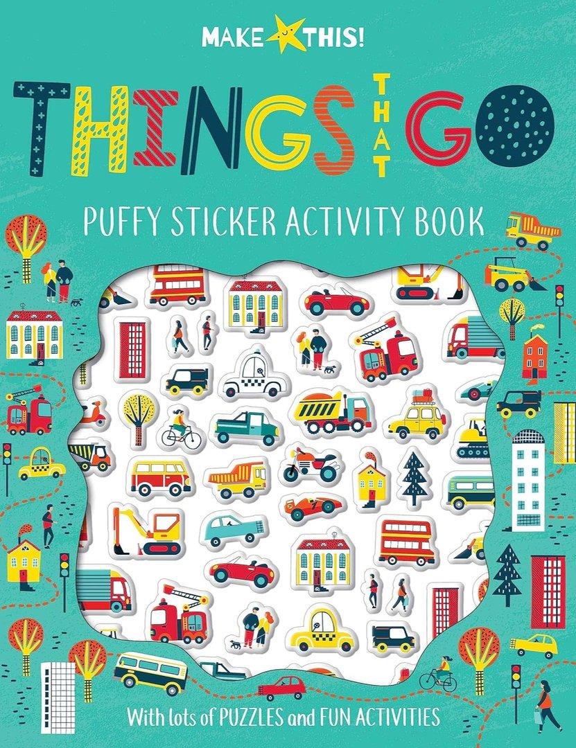 Puffy Sticker Book Things That go