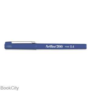 روان‌نویس نوک نمدی آبی تیره Artline EK-200 0.4mm
