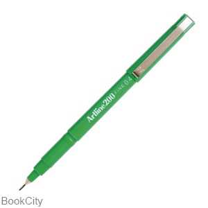 روان‌نویس نوک نمدی سبز روشن Artline EK-200 0.4mm