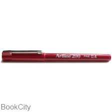 روان‌نویس نوک نمدی زرشکی Artline EK-200 0.4mm