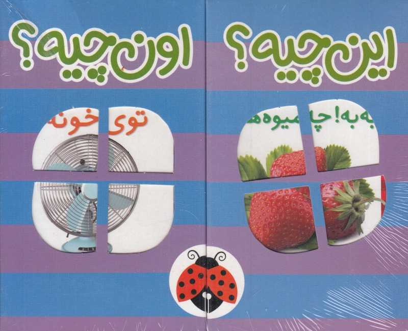 فرهنگ تصویری این چیه اون چیه بنفش (6 جلدی با کیف)