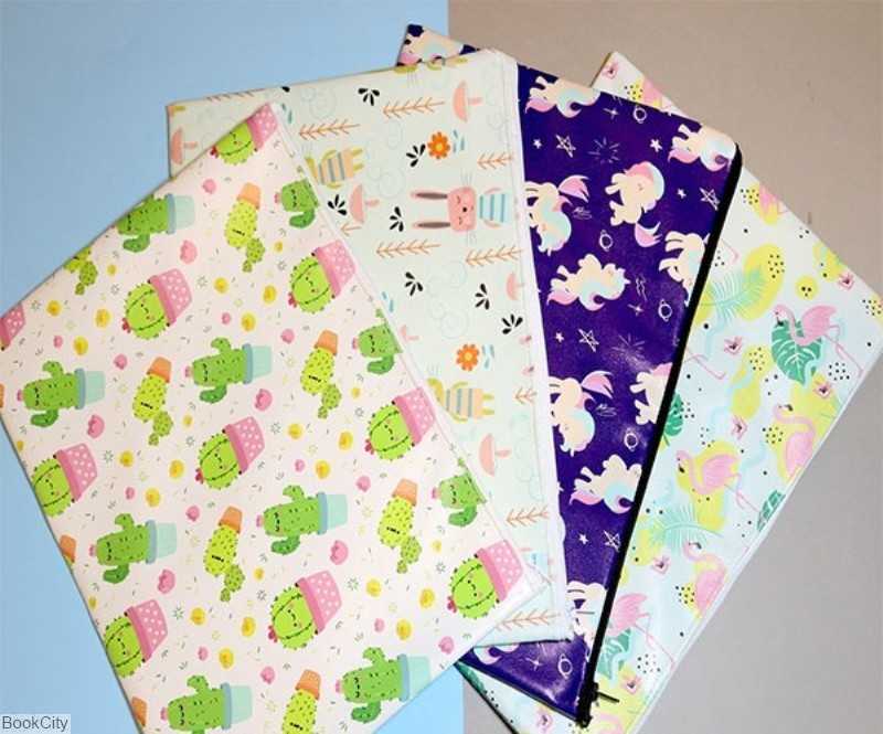 پاکت A6 چرم زیپ‌دار Elisa - 0