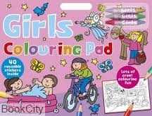 Girls colouring pad