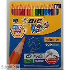 مدادرنگی 18 رنگ فلزی Bic Ecolutions Evolution