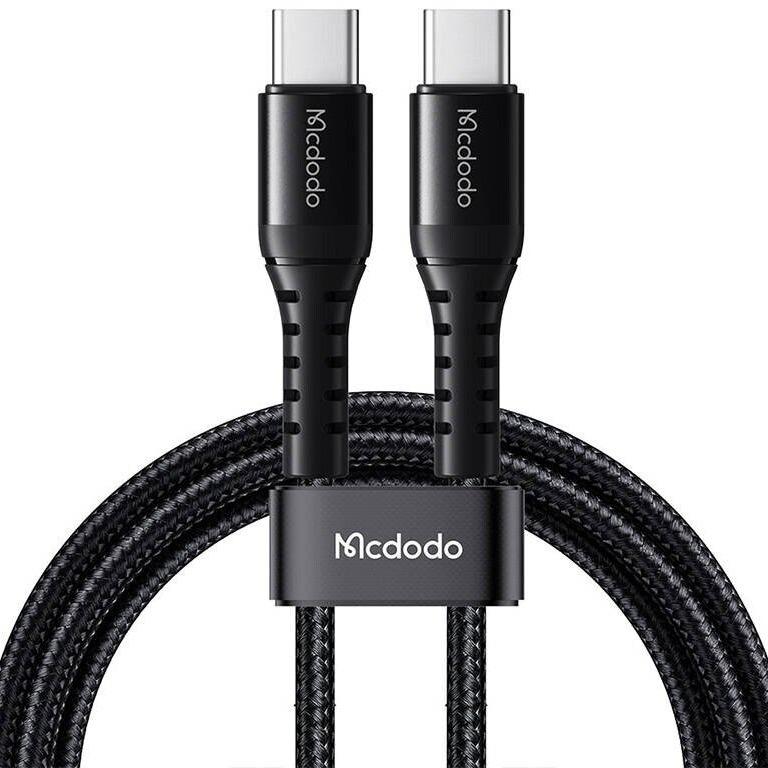 کابل شارژ Mcdodo USB-C to USB-C Bending Reinforced Cable 60W 0.2m CA-5640
