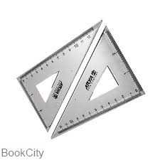 گونیا 14cm شیشه‌ای 45 درجه ARYA 8033