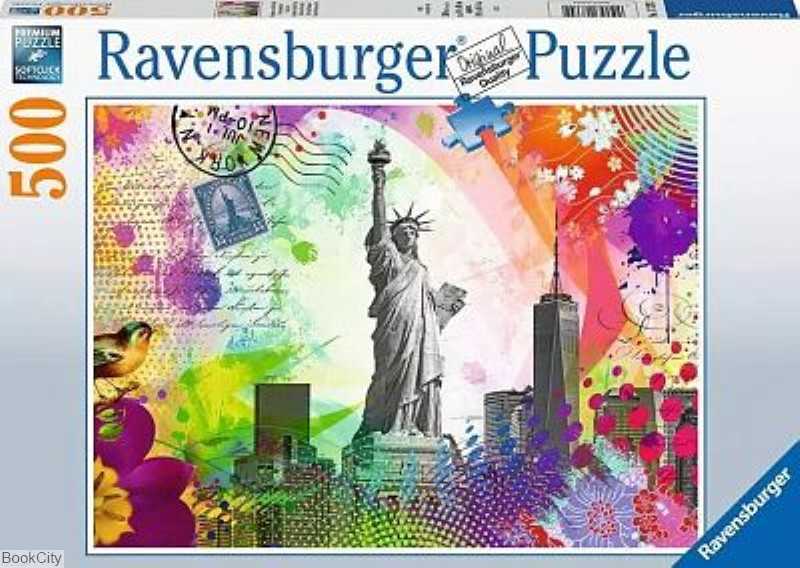 پازل New York Postcard 500pcs 17379
