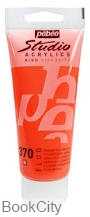رنگ آکریلیک Pebeo 832370 100ml Fluorescent Orange 370