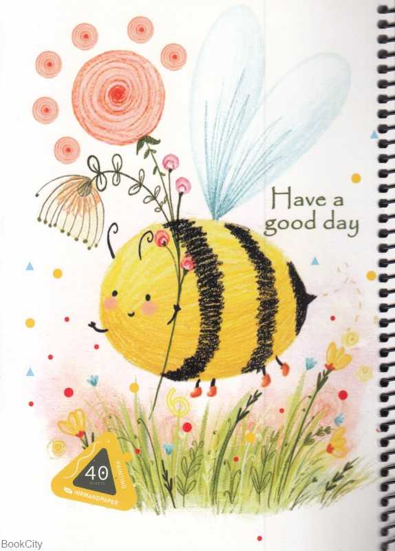 دفتر نقاشی 40 برگ سیمی وزیری Hirmand - 0