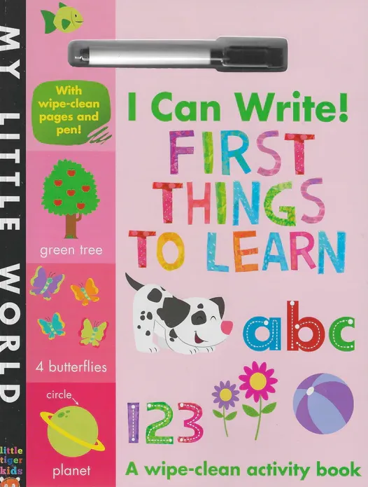 I Can Write First Things To Learn