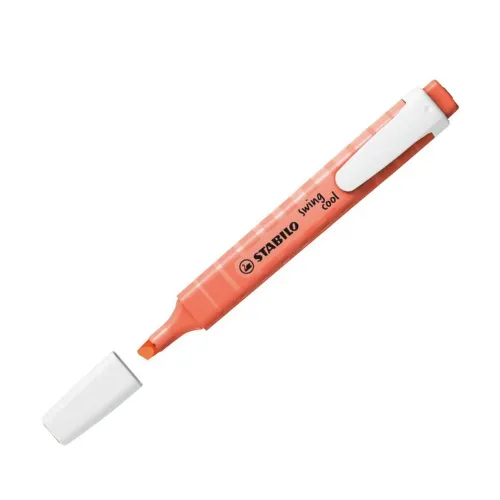 ماژیک های‌لایت نارنجی پاستلی STABILO 275-140-8 Swing Cool