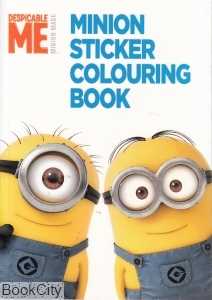 Minion Sticker Colouring Book