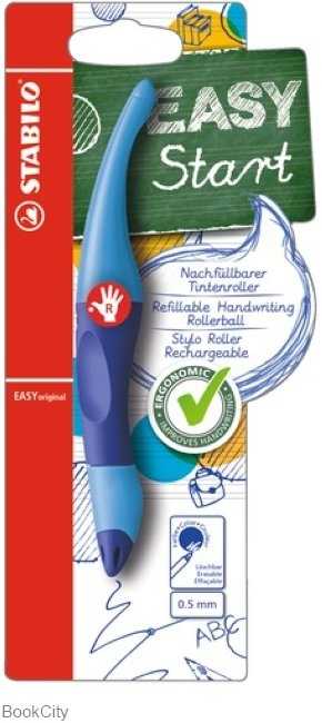 روان‌نویس آبی راست دست بدنه آبی STABILO 46843 Easy Start