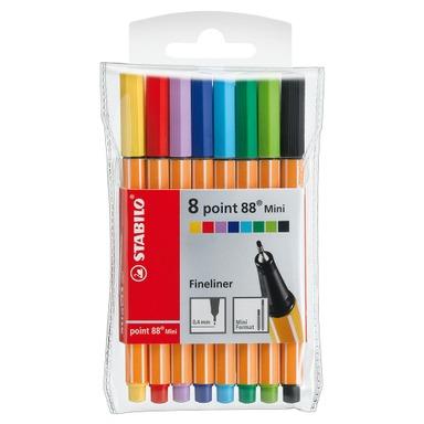 رواننویس 20 رنگ نوک نمدی STABILO 8820 Point 88 0.4mm - 0
