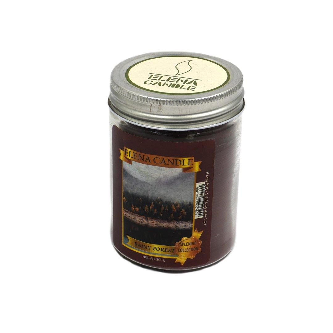 شمع شیشه‌ای 200gr رایحه جنگل بارانی Rainyforest - 0