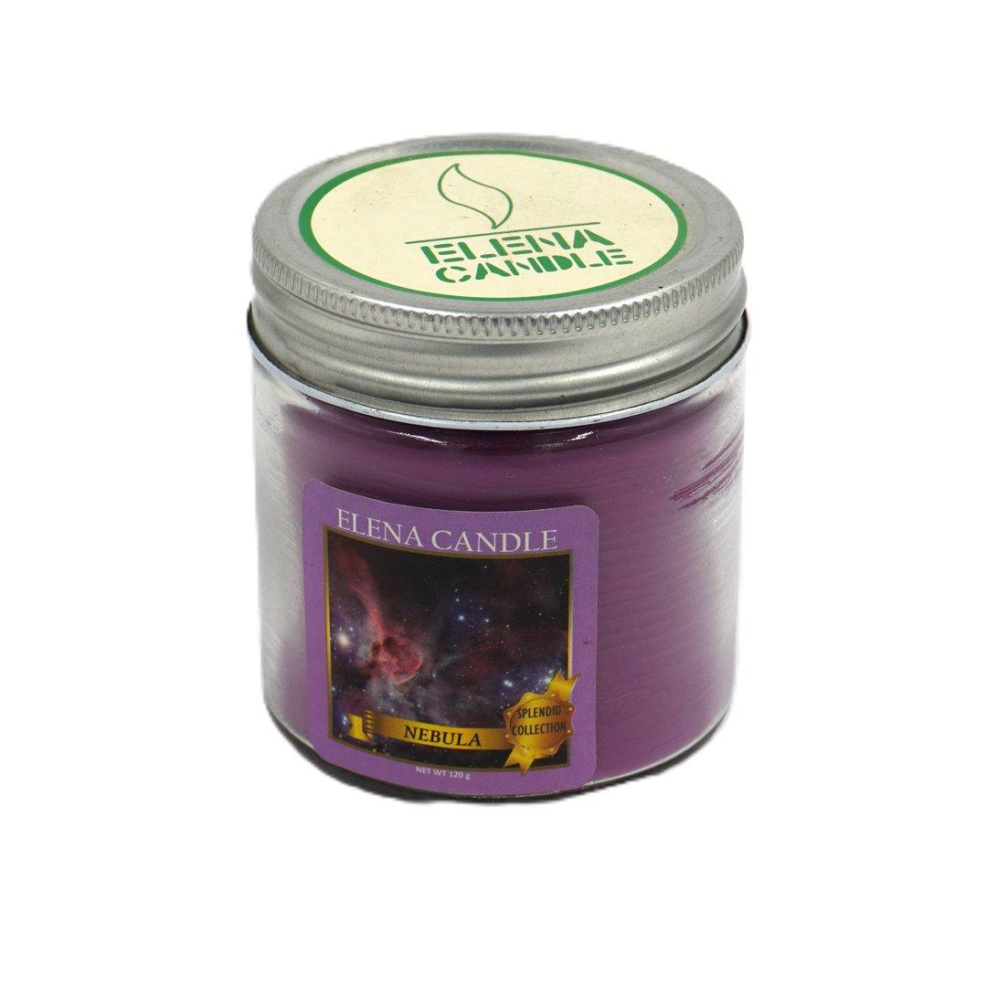 شمع شیشه‌ای 120gr رایحه سحابی Nebula - 0