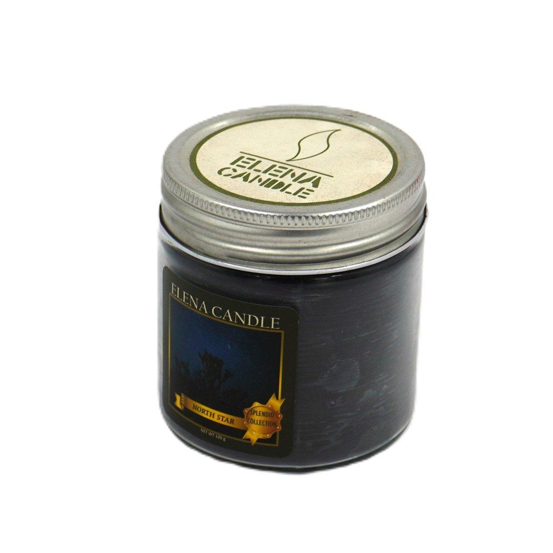 شمع شیشه‌ای 120gr رایحه ستاره قطبی Northstar