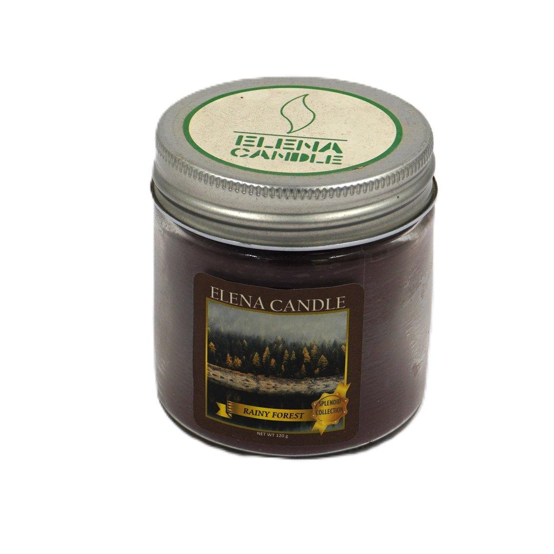 شمع شیشه‌ای 120gr رایحه جنگل بارانی Rainyforest - 0