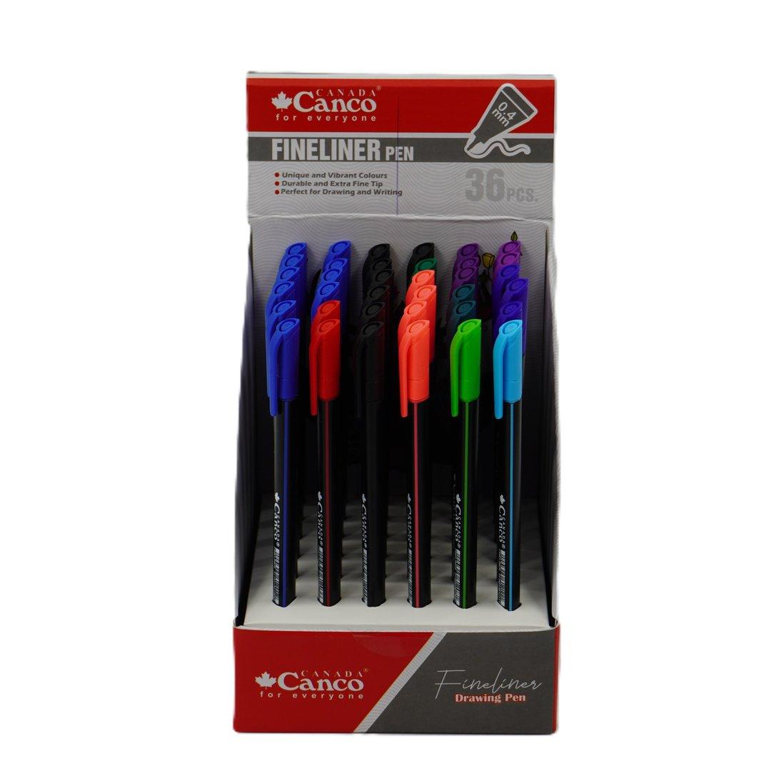 روان‌نویس سرمه‌ای نوک نمدی Canco Fineliner 0.4 - 0