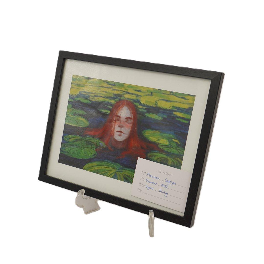 تابلو نقاشی دیجیتال MAHDIEH SAGHIYAN Breathe 25×20
