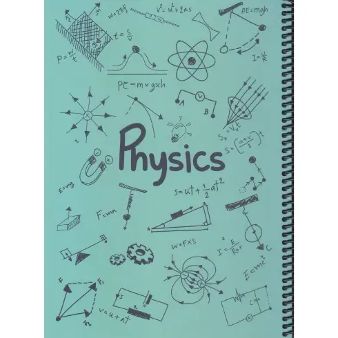 دفتر 100 برگ سبز سیمی رحلی dotnote Physics