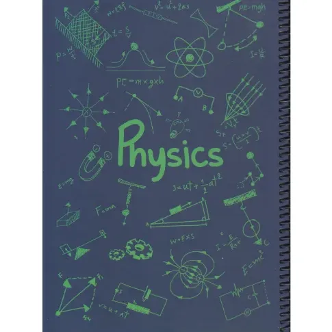 دفتر 100 برگ سرمه‌ای سیمی رحلی dotnote Physics