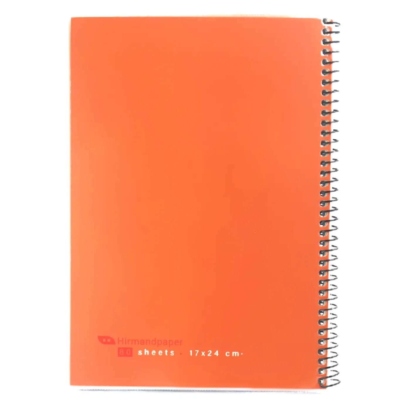 دفتر 60 برگ نارنجی سیمی وزیری Hirmand - 0