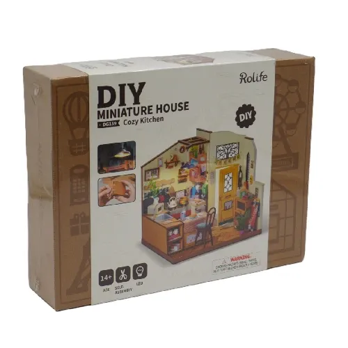 پازل چوبی سه‌ بعدی Cozy Kitchen DG159