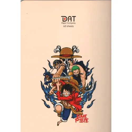 دفتر 60 برگ طرح 7 سیمی وزیری انیمه DAT - 0