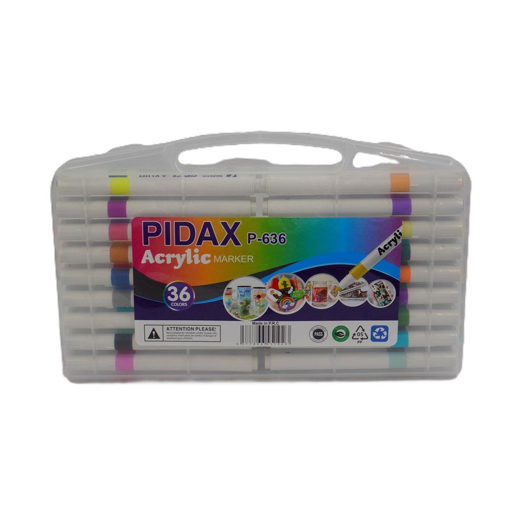 ماژیک آکریلیک 36 رنگ PIDAX P-636