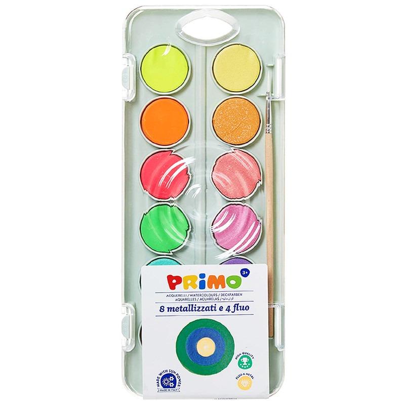 آبرنگ 12 رنگ Primo 115A12FM - 0