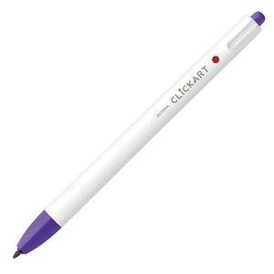 ماژیک فشاری ZEBRA CLICKART 8 Purple