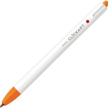 ماژیک فشاری ZEBRA CLICKART 9 Orange