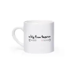 ماگ کوچک سفید یک بغل از طرف تهران کت مپ - 0