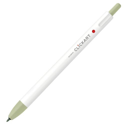 ماژیک فشاری ZEBRA CLICKART 43 LightKhaki