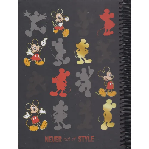 دفتر 100 برگ سیمی وزیری گالینگور Lango 810 Mickey Mouse - 0