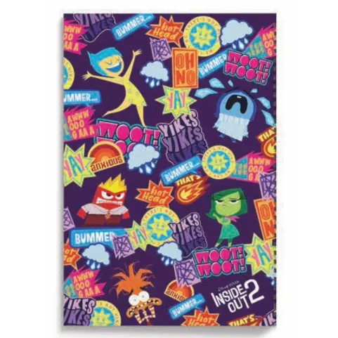 دفتر 100 برگ سیمی وزیری گالینگور Lango 780 Inside Out 2 - 0