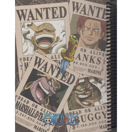 دفتر 100 برگ سیمی وزیری گالینگور Lango 850 One Piece - 0