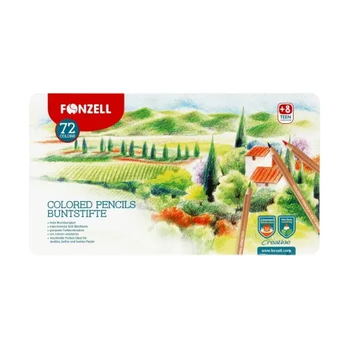 مدادرنگی 72 رنگ فلزی FONZELL 463058 School