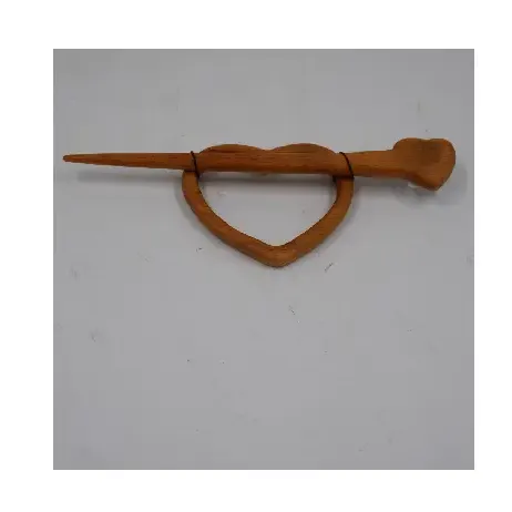 کانزاشی طرح 2 تکه قلب هنر چوبی