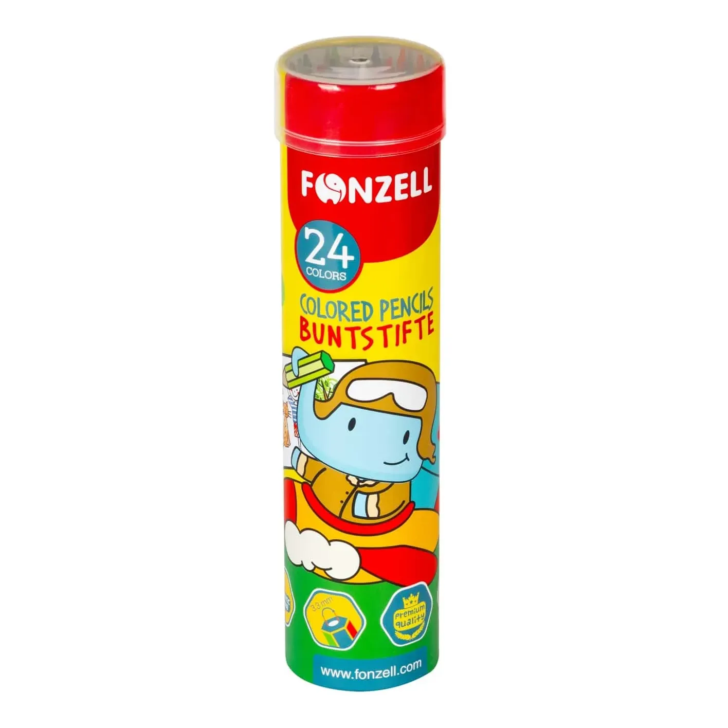 مدادرنگی 24 رنگ استوانه FONZELL 685045
