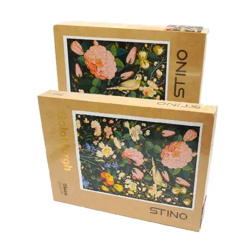 پازل شیشه‌ای گل و مرغ STINO 260pcs 30103