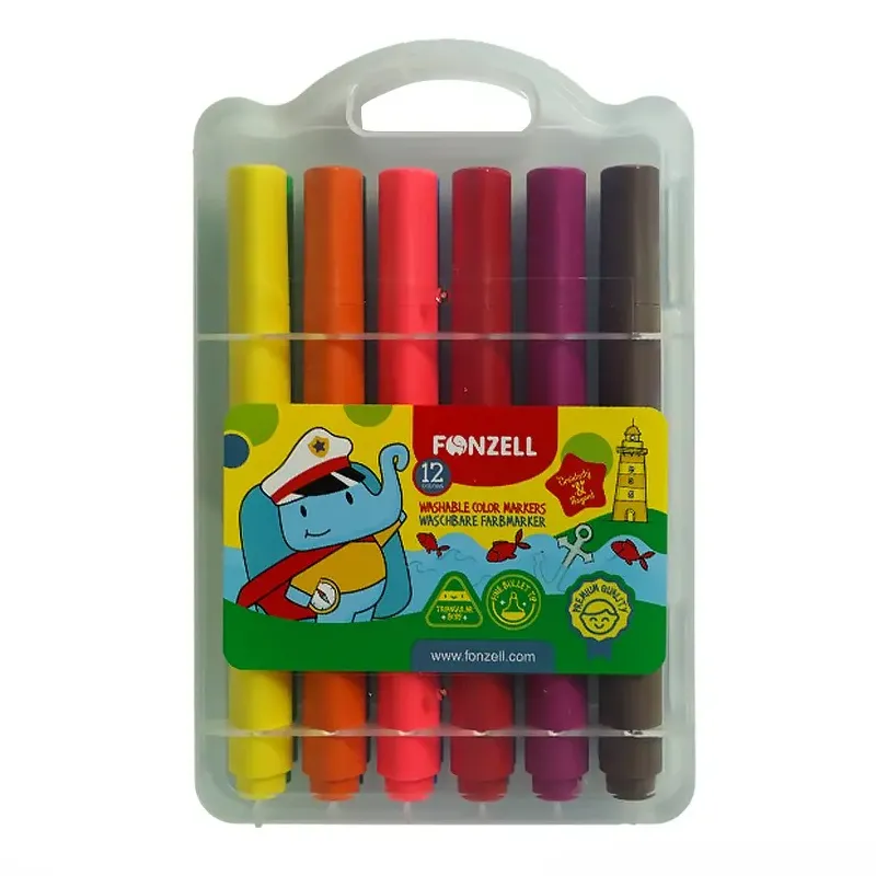 ماژیک 12 رنگ FONZELL 685006 Washable